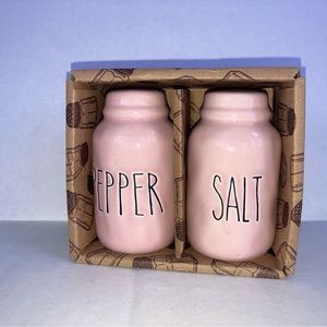 Pink Salt and Pepper Shakers
